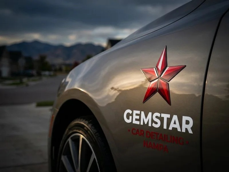 Gemstar Car Detailing team working on a vehicle