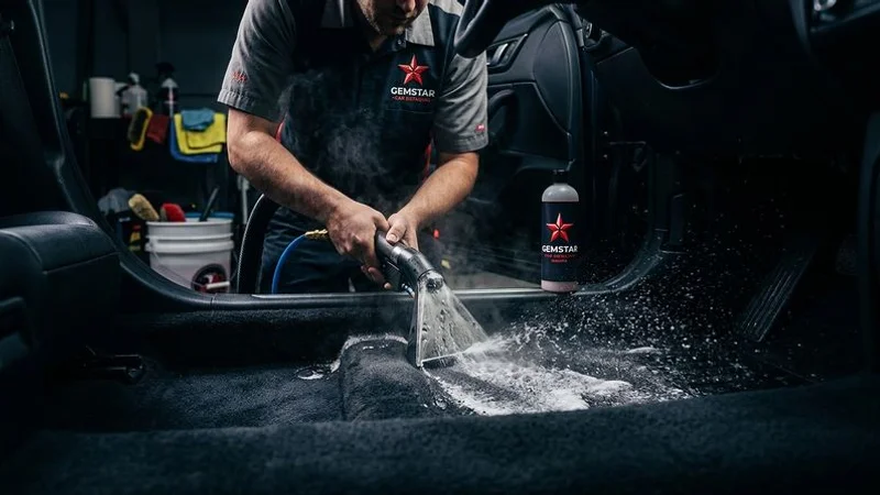 Deep extraction cleaning removing odor-causing contaminants from carpet