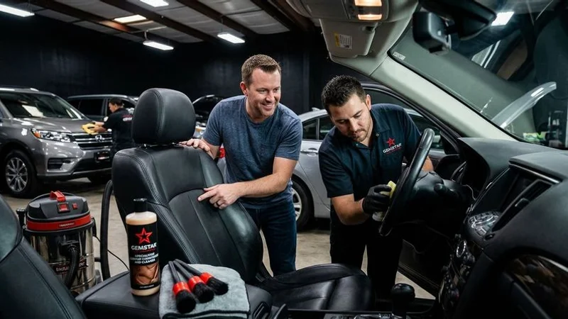 Fresh clean interior after complete smoke odor elimination treatment