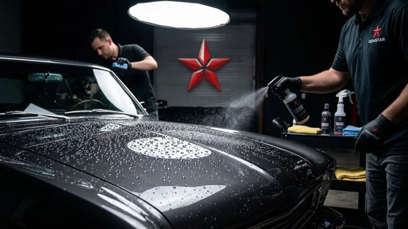 Combined PPF and ceramic coating protection layers